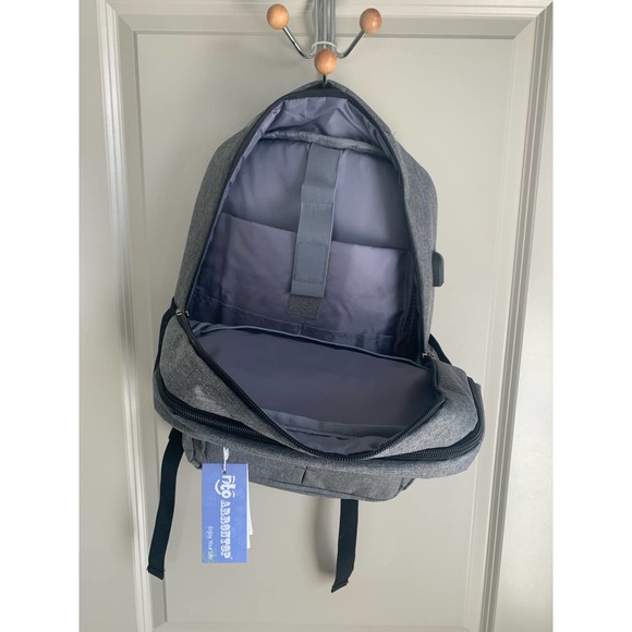 NWT Arrontop Laptop Backpack Water Resistant With USB Charging Port - Picture 6 of 10
